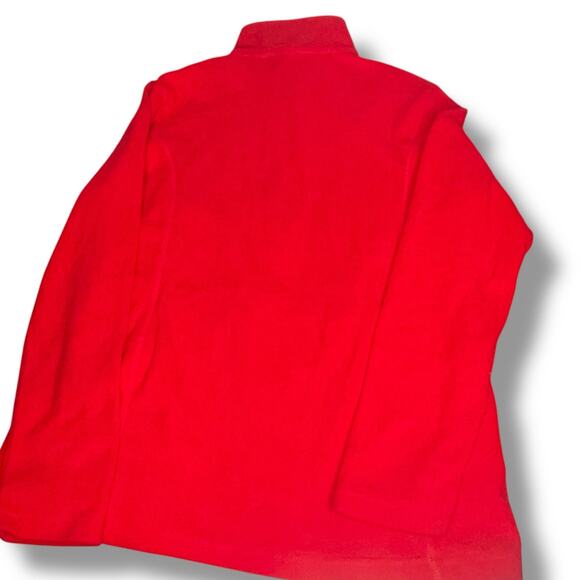 Lands' End Anyweather Fleece Jacket Womens Medium 10-12 Full Zip Pockets Coat - Picture 8 of 13